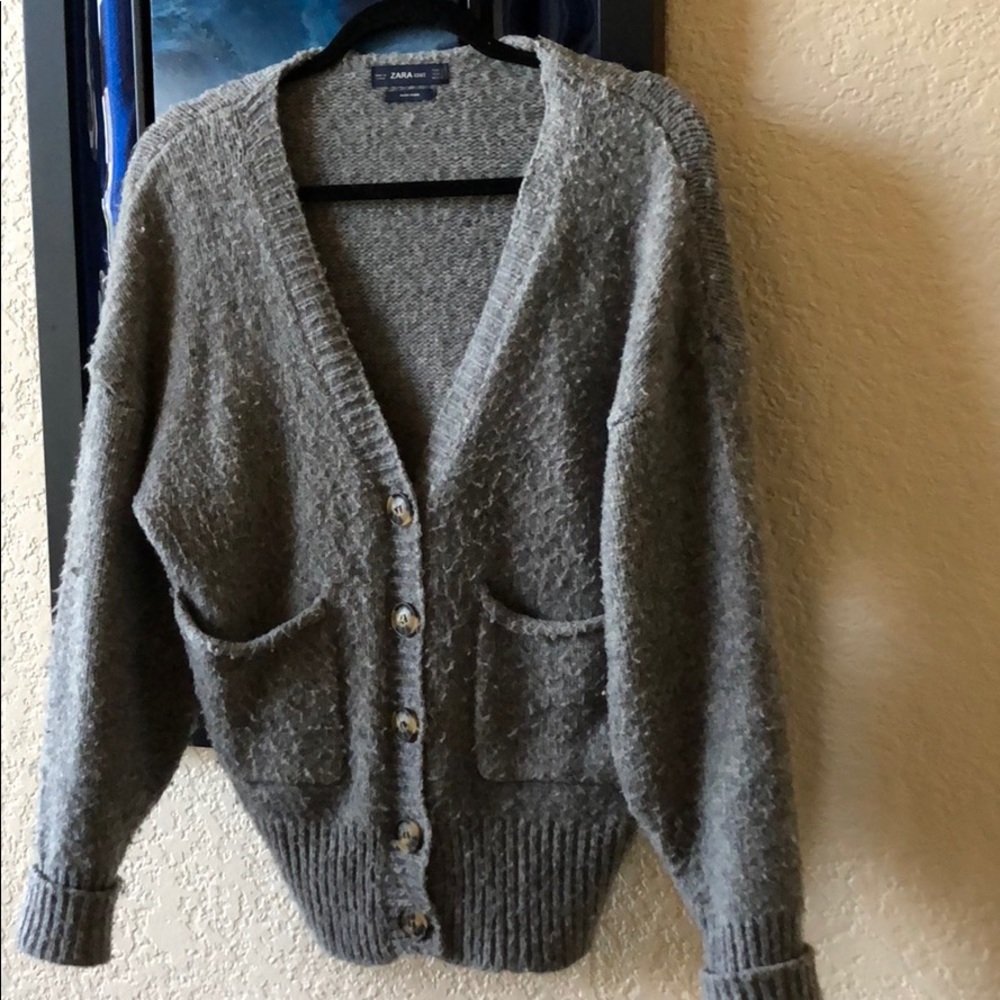 Zara wool blend oversized sweater